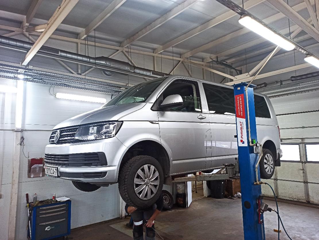 VW Multivan T6 - Диагностика подвески портфолио
