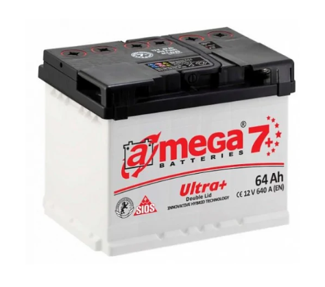 A-mega Ultra Plus 6СТ-64 (64 A/H) 640 A R+